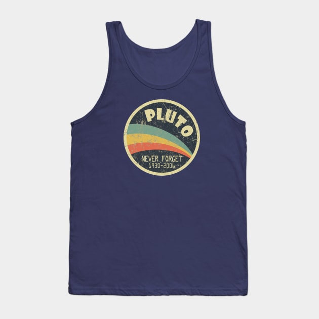 Never Forget Planet Pluto Tank Top by Etopix